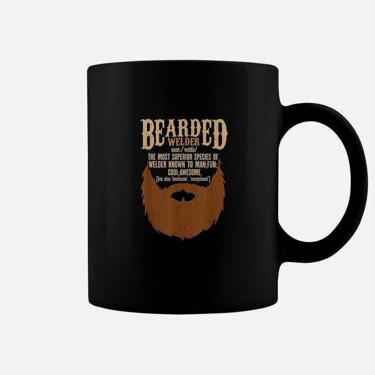 Bearded Welder Definition Dad Ironworker Ironsmith Joke Coffee Mug