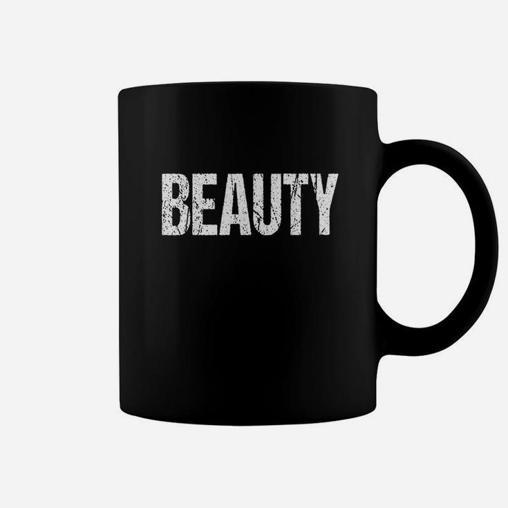 Beauty Beast Funny Valentines Day Couple Matching Coffee Mug