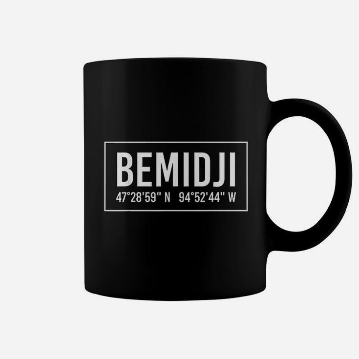 Bemidji Mn Minnesota Funny City Coordinates Home Roots Gift Coffee Mug