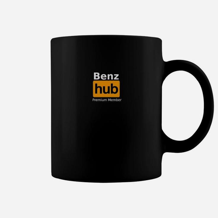 Benz Hub Logo Tassen für Premium Mitglieder, Schwarzes Design