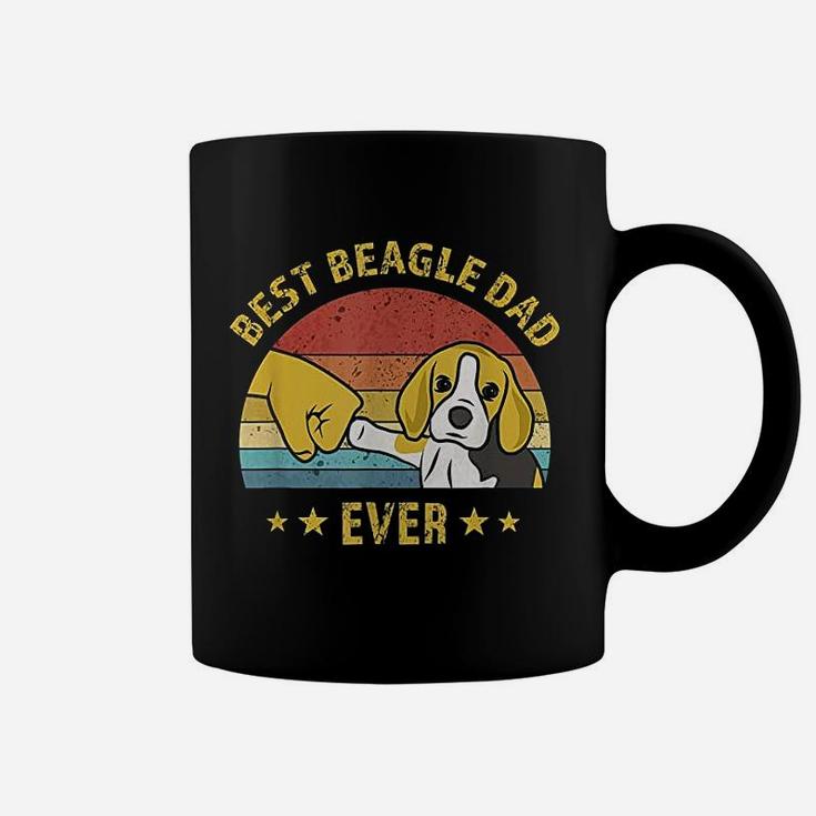 Best Beagle Dad Ever Retro Vintage Gift Coffee Mug