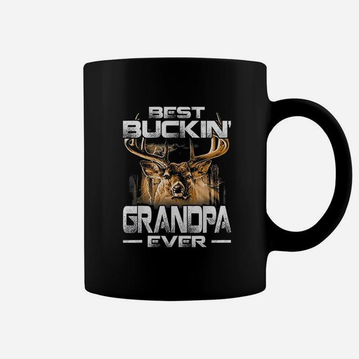 Best Buckin Grandpa Ever Deer Hunting Bucking Father Coffee Mug