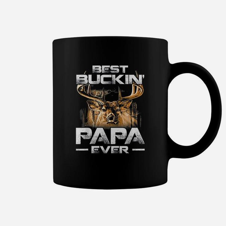 Best Buckin Papa Ever Deer Hunting Bucking Father Coffee Mug