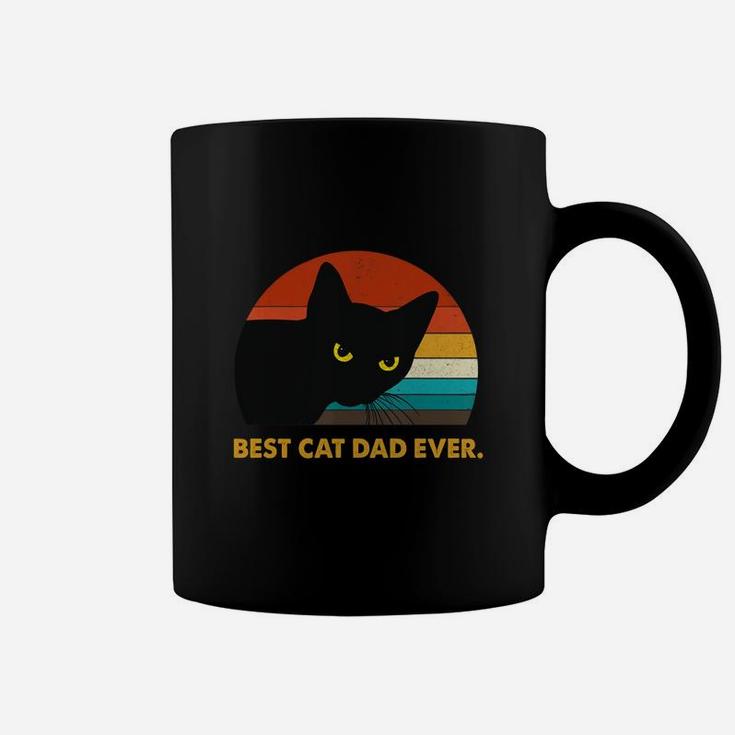 Best Cat Dad Ever Vintage Mens Coffee Mug