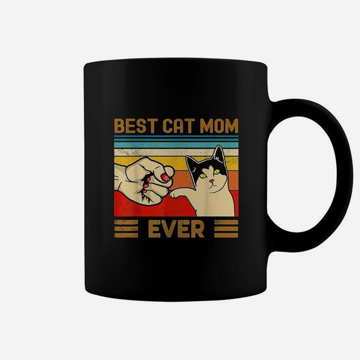 Best Cat Mom Ever Funny Cat Mom Mother Vintage Gift Coffee Mug