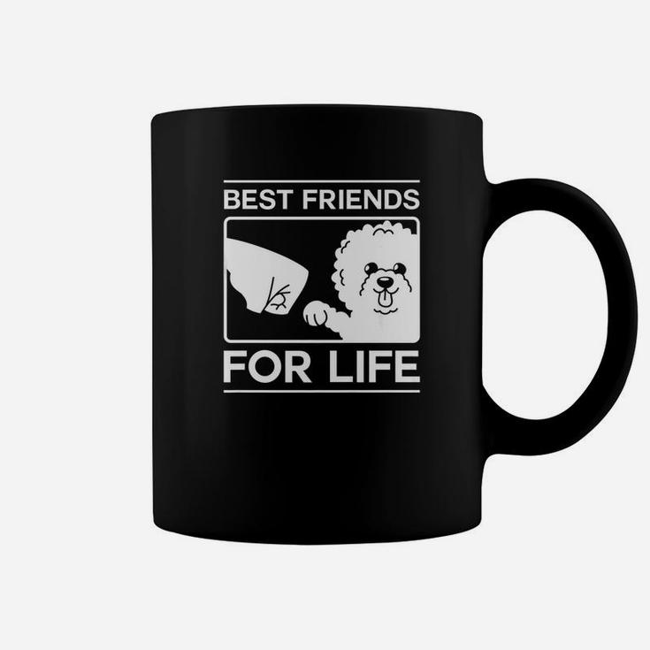 Best Friends For Life Bichon Frise Dog Puppy Gift Coffee Mug