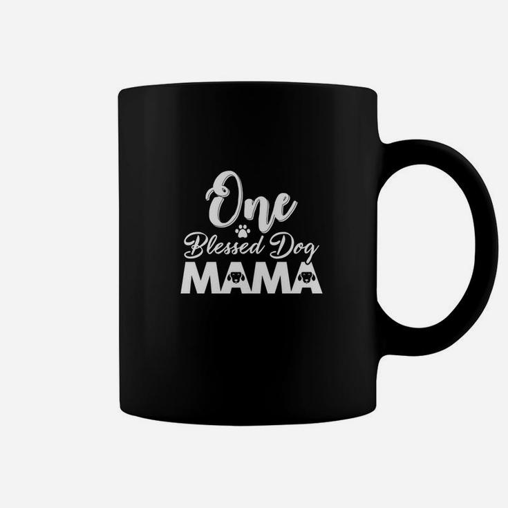 Best Fur Mom Shirts One Blessed Dog Mama s Women Gifts Coffee Mug