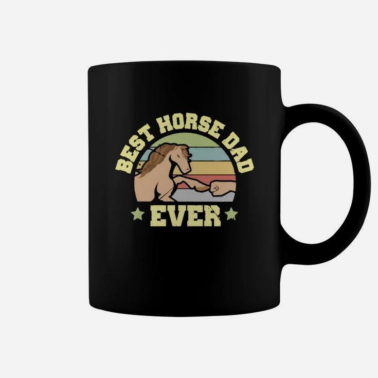 Best Horse Dad Ever Funny Horse Rider Owner Design Coffee Mug