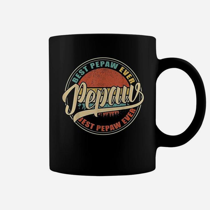 Best Pepaw Ever Vintage Retro Funny Gifts Dad Papa Grandpa Coffee Mug