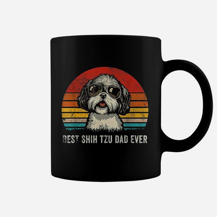 Best Shih Tzu Dad Ever Funny Shih Tzu Dad Gift Dog Lover Coffee Mug
