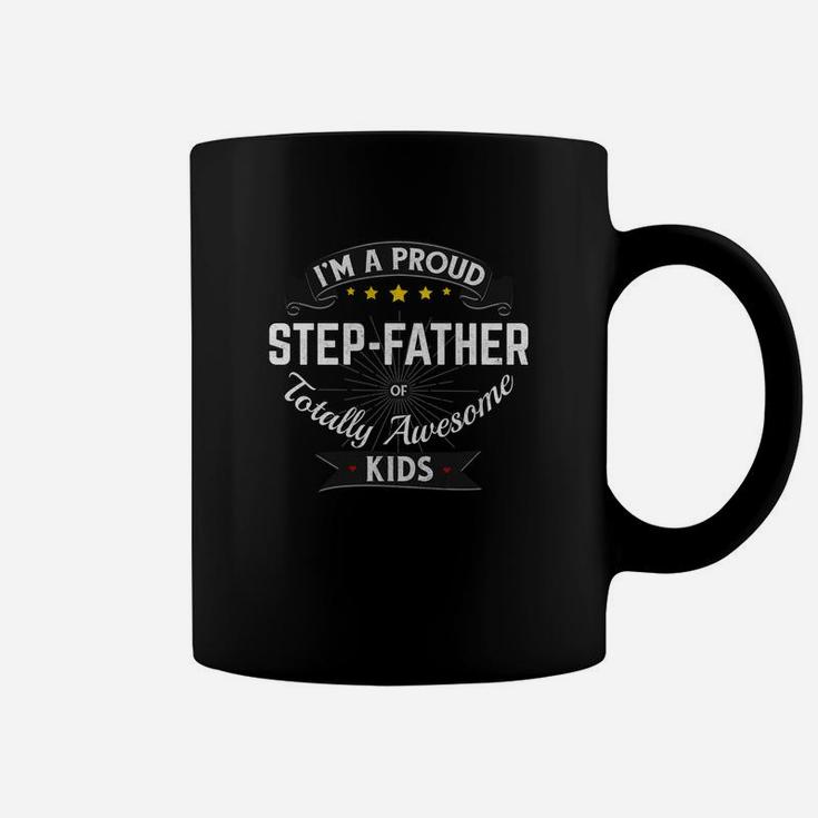 Best Step Dad Gift Im A Proud Step Father Awesome Kids Coffee Mug