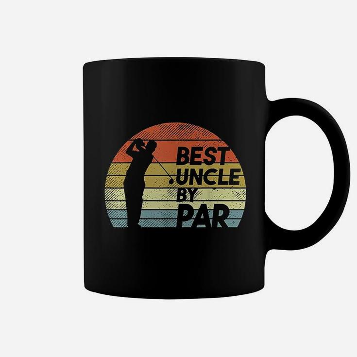 Best Uncle By Par Golf Fathers Day Golfer Uncle Gift Coffee Mug