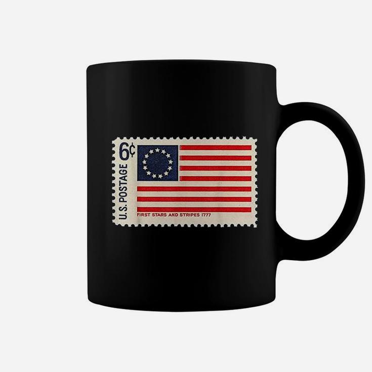 Betsy Ross American Us Flag Usa Revolutionary Slavery Stamp Coffee Mug