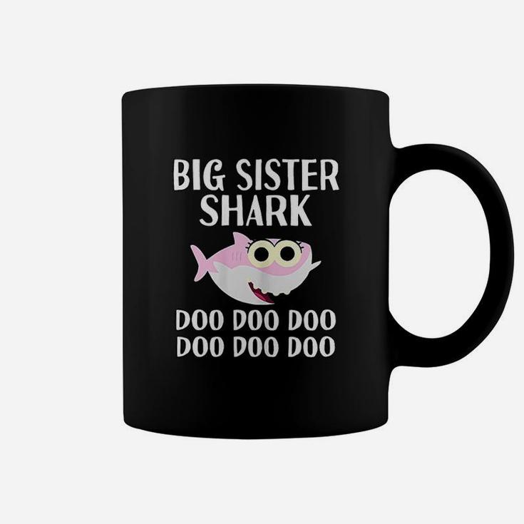 Big Sister Shark Doo Doo Sisters Gifts For Girls Coffee Mug