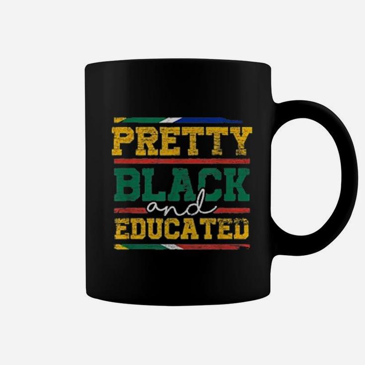 Black History Month Pretty Black And Educated Coffee Mug