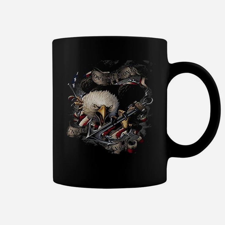 Black Ink Navy Eagle Coffee Mug