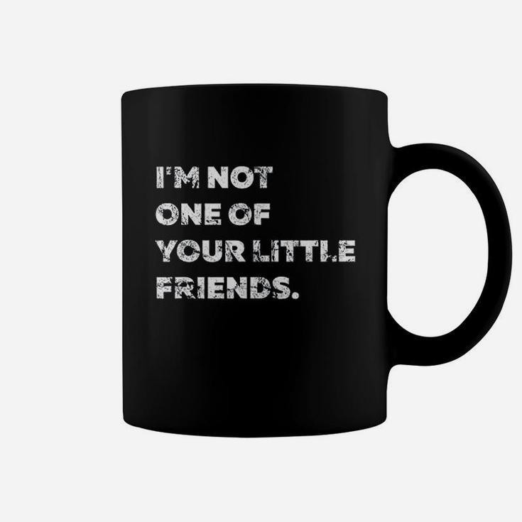 Black Mom Little Friend Quote Word Art Design Coffee Mug