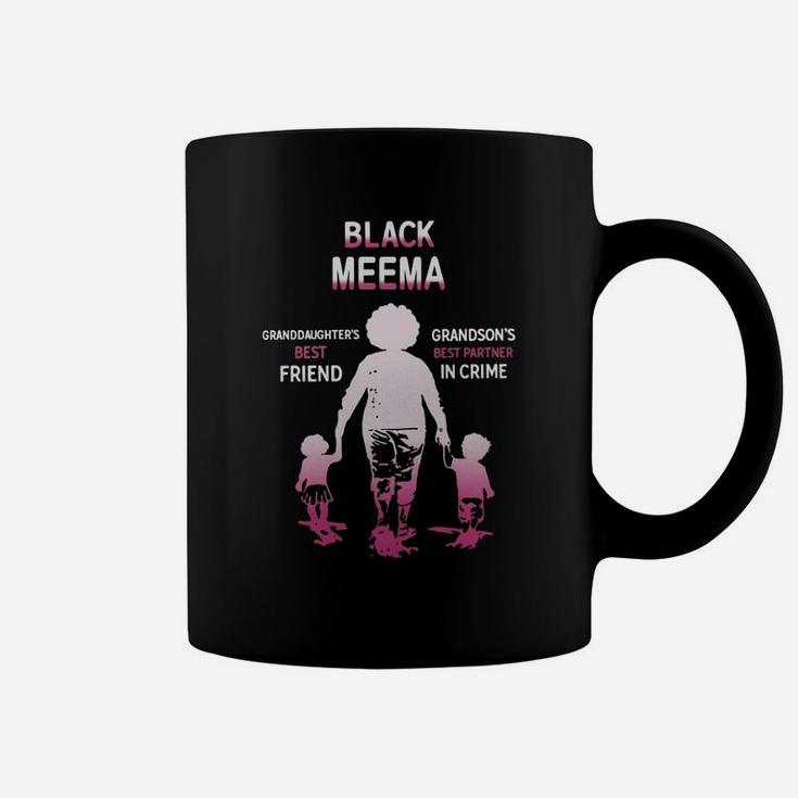 Black Month History Black Meema Grandchildren Best Friend Family Love Gift Coffee Mug