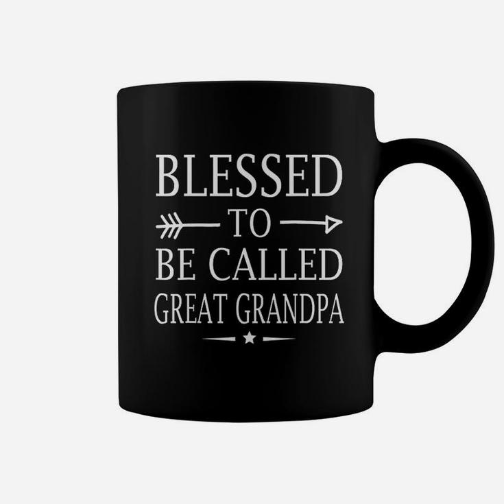 Blessed To Be Called Great Grandpa Fathers Day Coffee Mug