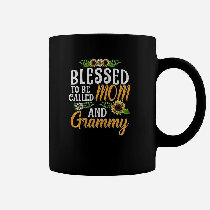 Blessed To Be Called Mom And Grammy Thanksgiving Christmas Coffee Mug