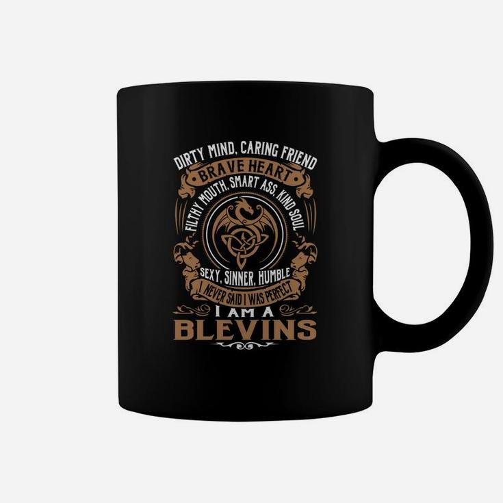 Blevins Brave Heart Dragon Name Shirts Coffee Mug