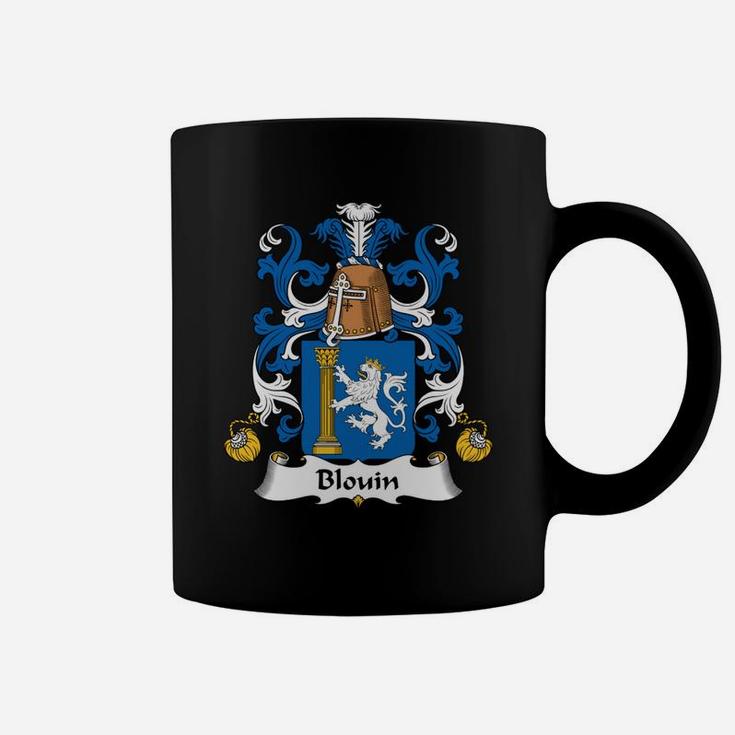 Blouin Family Crest French Family Crests Coffee Mug