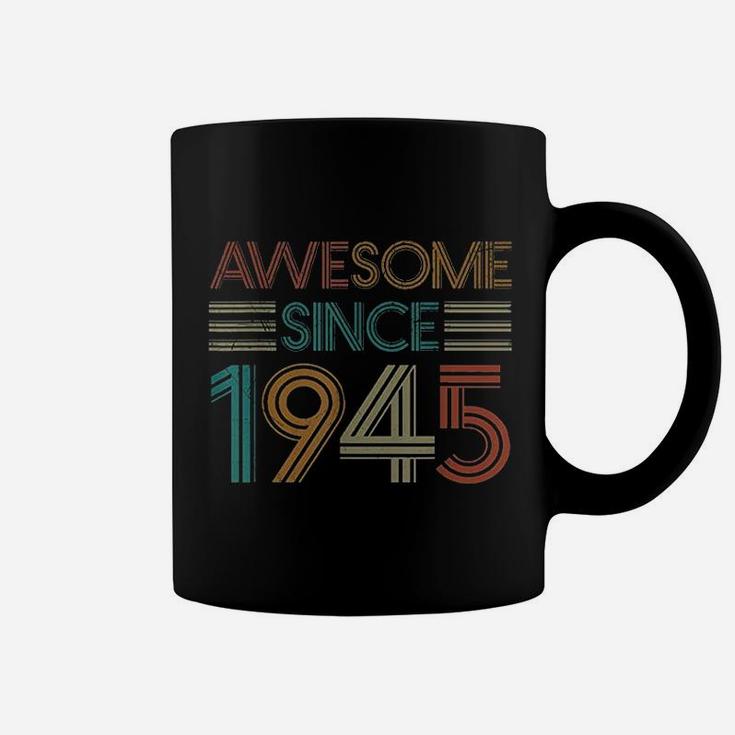 Born In 1945 Retro Vintage 77th Birthday Gifts 77 Years Old  Coffee Mug