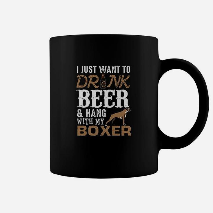 Boxer Dad Funny Fathers Day Dog Lover Coffee Mug