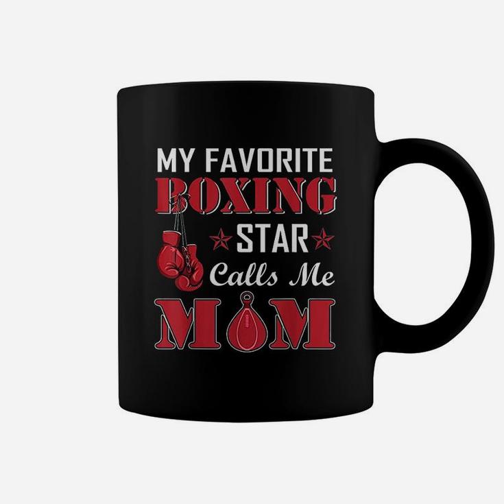 Boxer Favorite Boxing Star Calls Mom Gift Idea Coffee Mug