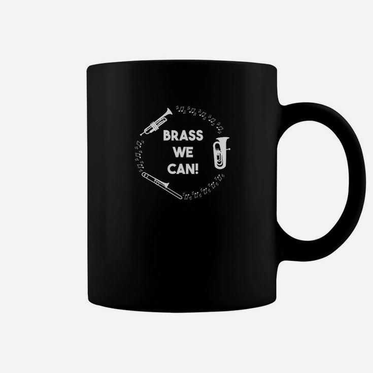 Brass We Can Tassen mit Trompeten & Posaunen Design, Musikfreund Geschenk