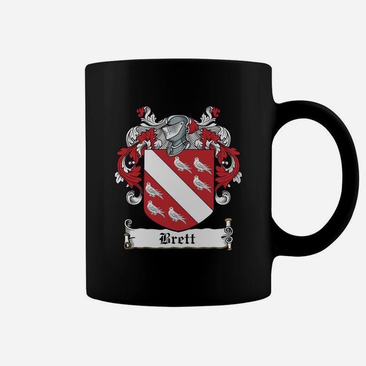 Brett Coat Of Arms Irish Family Crests Coffee Mug