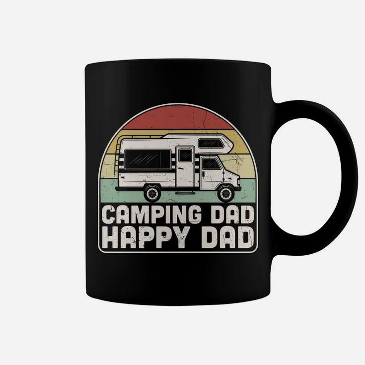 Camping Dad Happy Dad Truck Vintage Gift For Father Coffee Mug