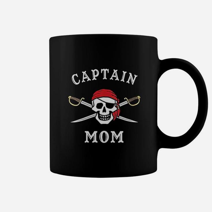 Captain Mom Funny Pirate Coffee Mug