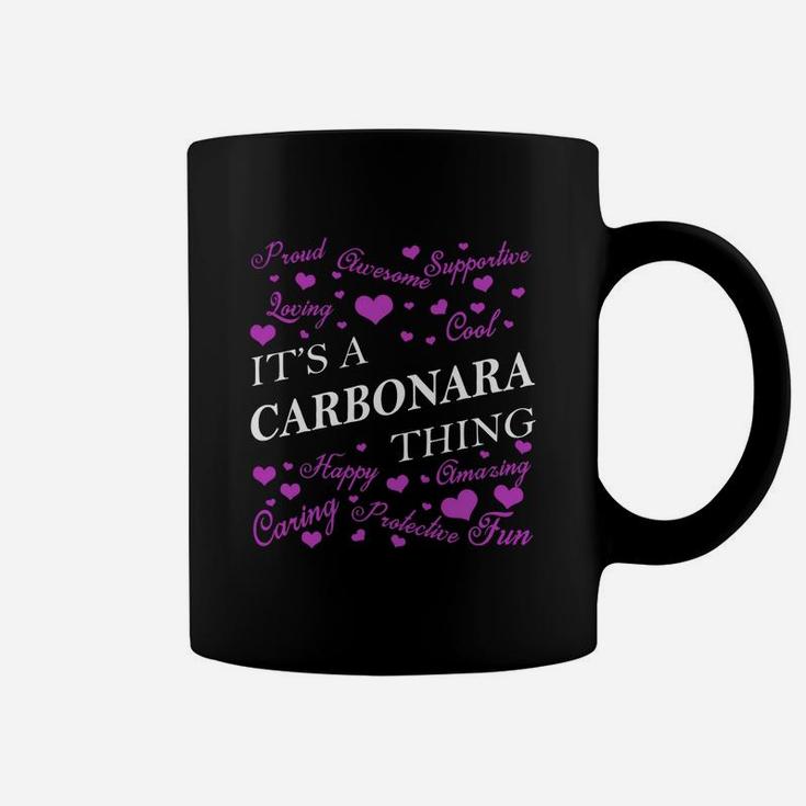 Carbonara Shirts - It's A Carbonara Thing Name Shirts Coffee Mug