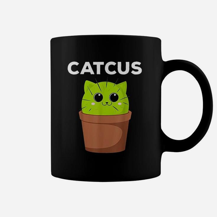 Catcus Funny Cat Pun Gift For Cat Moms Coffee Mug