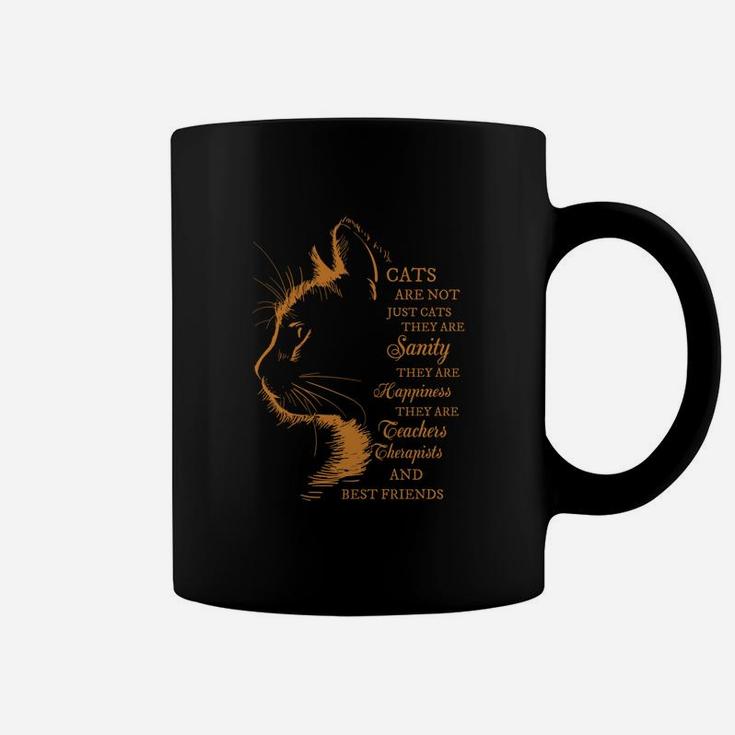 Cats Are Not Just Cats They Are Friends Coffee Mug