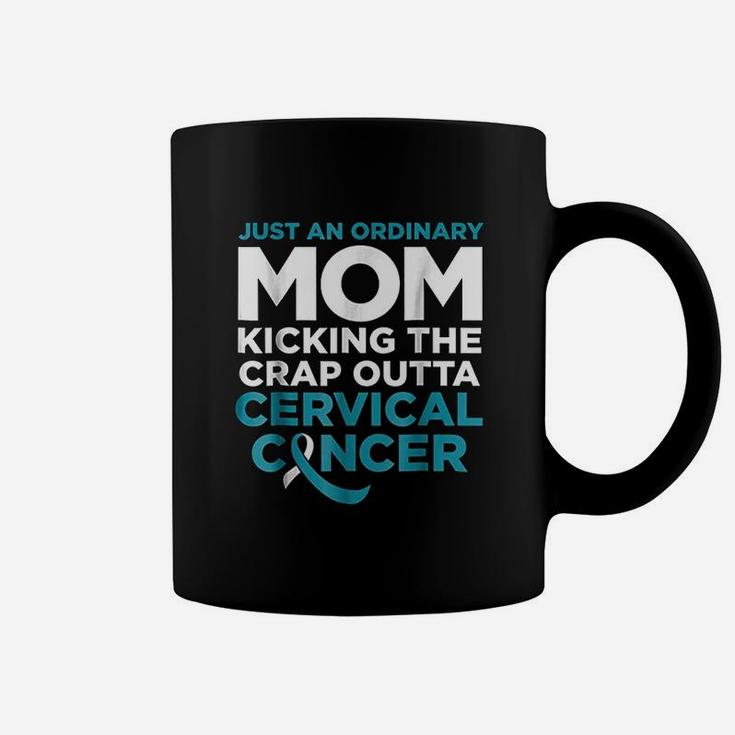 Cervical Canker Fighter Gift For Mom Funny Quote Coffee Mug