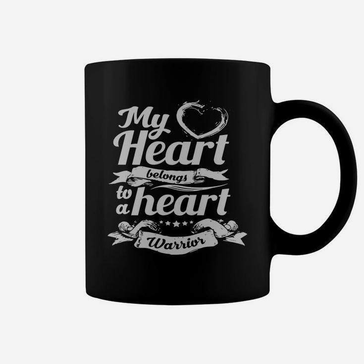Chd Shirts - My Heart Belongs To A Heart Warrior Coffee Mug