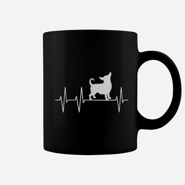 Chihuahua Heartbeat Gift For Dog Lover Coffee Mug