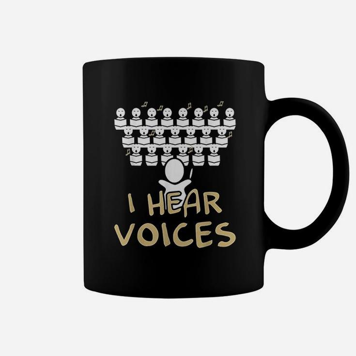 Choir Teacher I Hear Voices Funny Chorister Coffee Mug