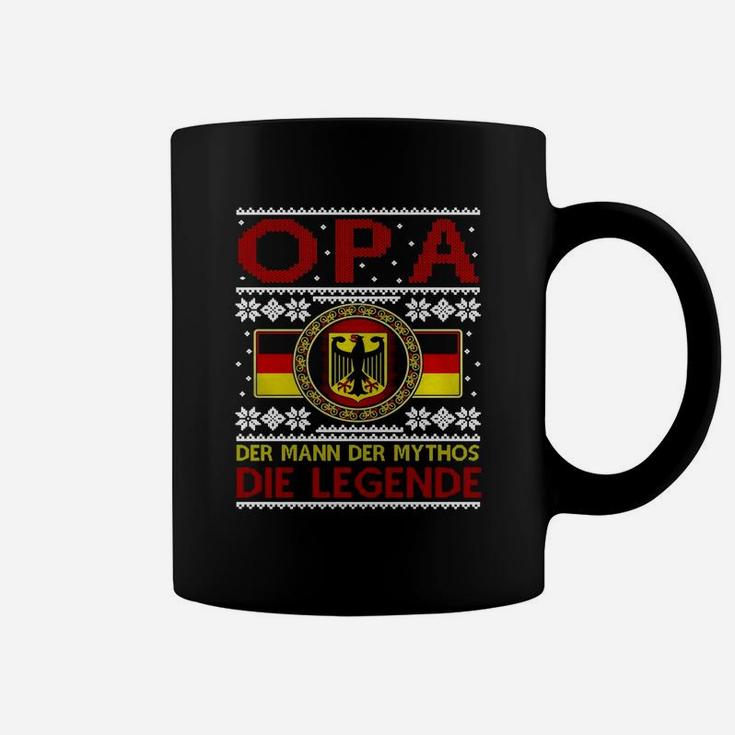 Christmas German Flag Tshirt Opa Die Legende Tl8 Black Coffee Mug