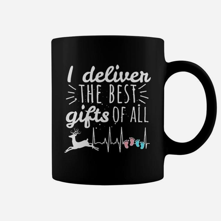 Christmas Midwife Doula Labor Nurse Festive Gift Reindeer Coffee Mug