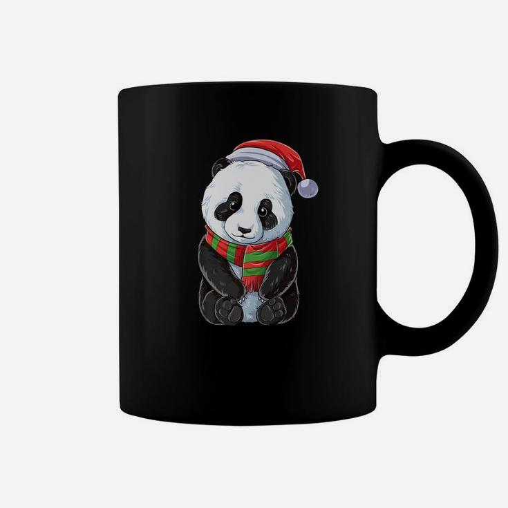 Christmas Panda Santa Hat Pandas Bear Xmas Gifts Coffee Mug