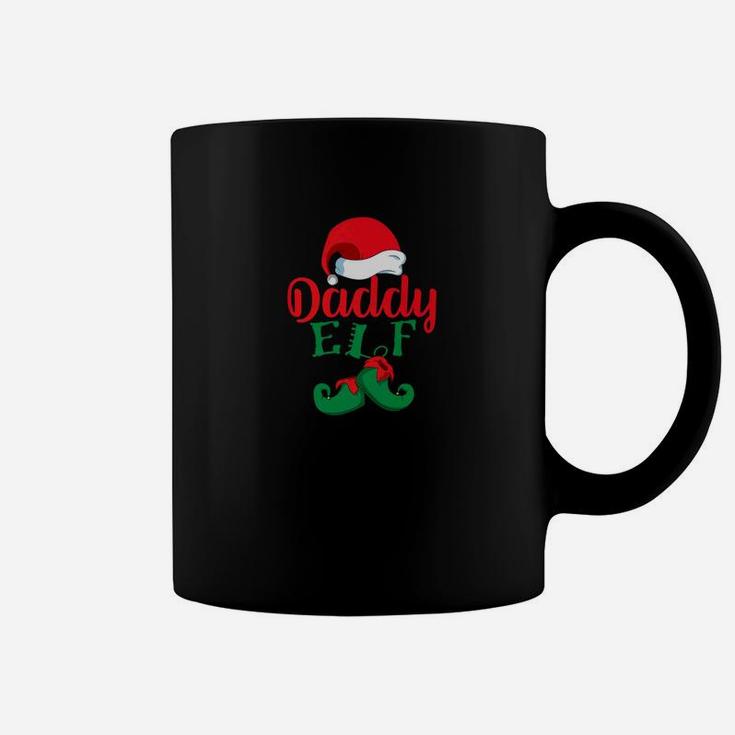 Christmas Shirt With Cute Daddy Elf For Men Coffee Mug