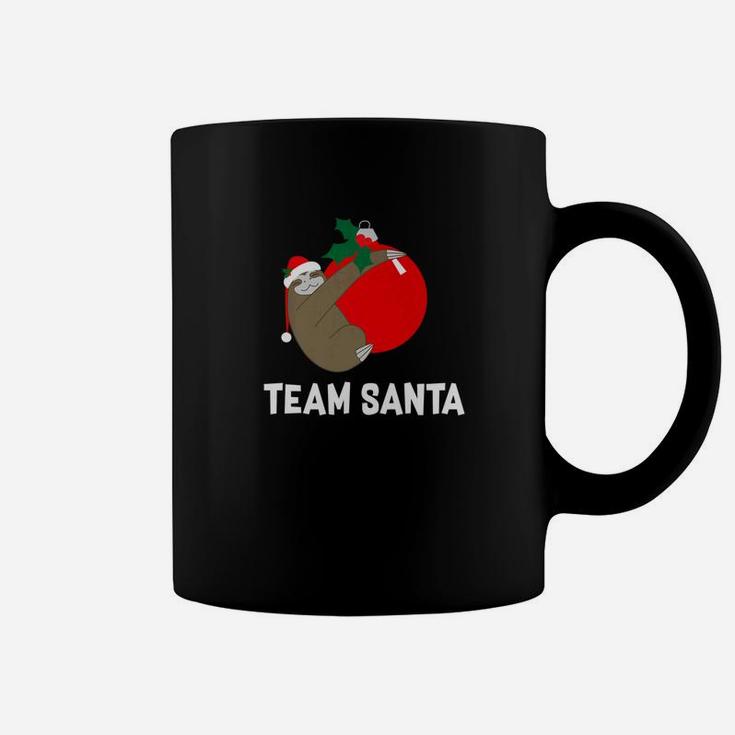 Christmas Sloth Team Santa Holiday Gift Coffee Mug