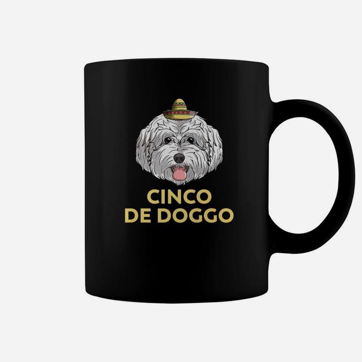 Cinco De Doggo Maltipoo Dog Cinco De Mayo Mexican Coffee Mug