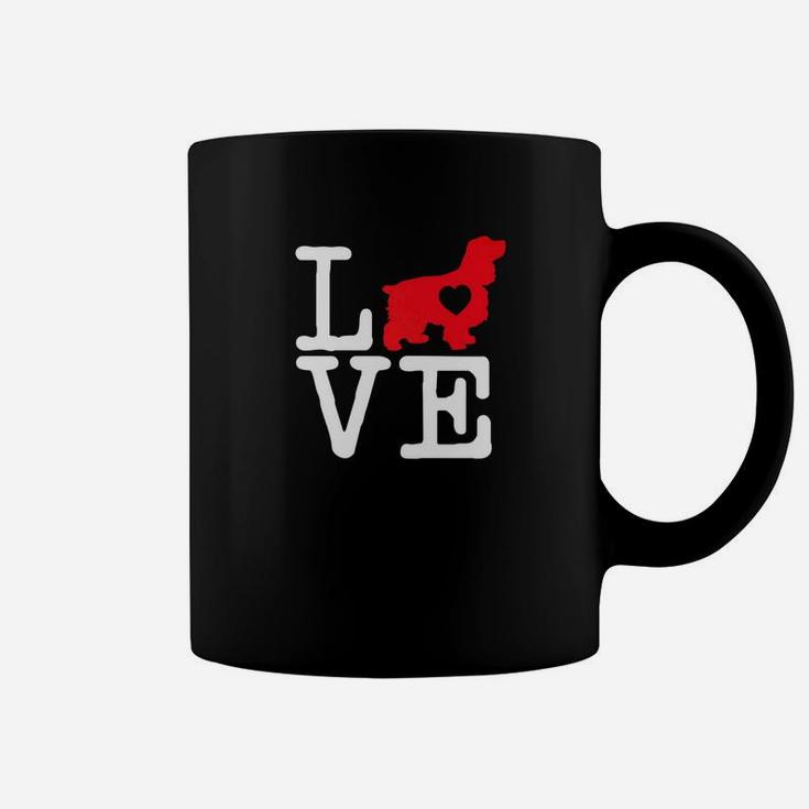 Cocker Spaniel Valentines Day Hear Mom Lover Dog Gift Coffee Mug