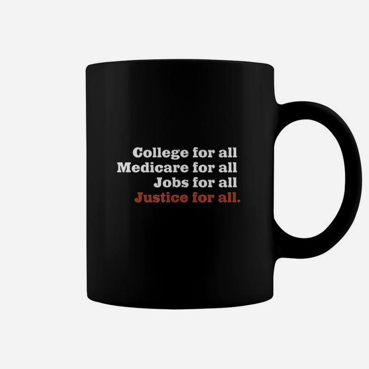 College Medicare Jobs Justice For All Novelty Coffee Mug