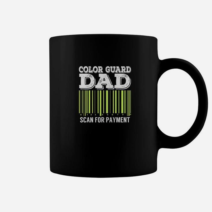 Color Guard Dad Scan For Payment Funny Flag Coffee Mug