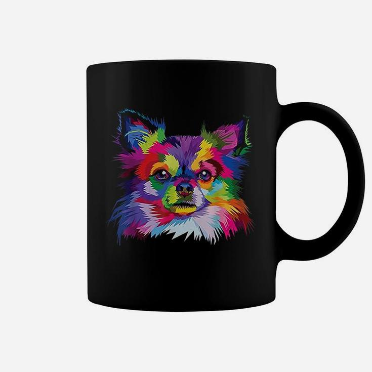 Colorful Chihuahua Cute Artistic Geometric Dog Owner Gift Coffee Mug